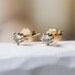 nova - tiny gold stud earrings by elephantine