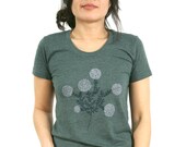 Cotton Print Forest Heather 50/50 Tee