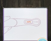 Oops - Pregnancy Card