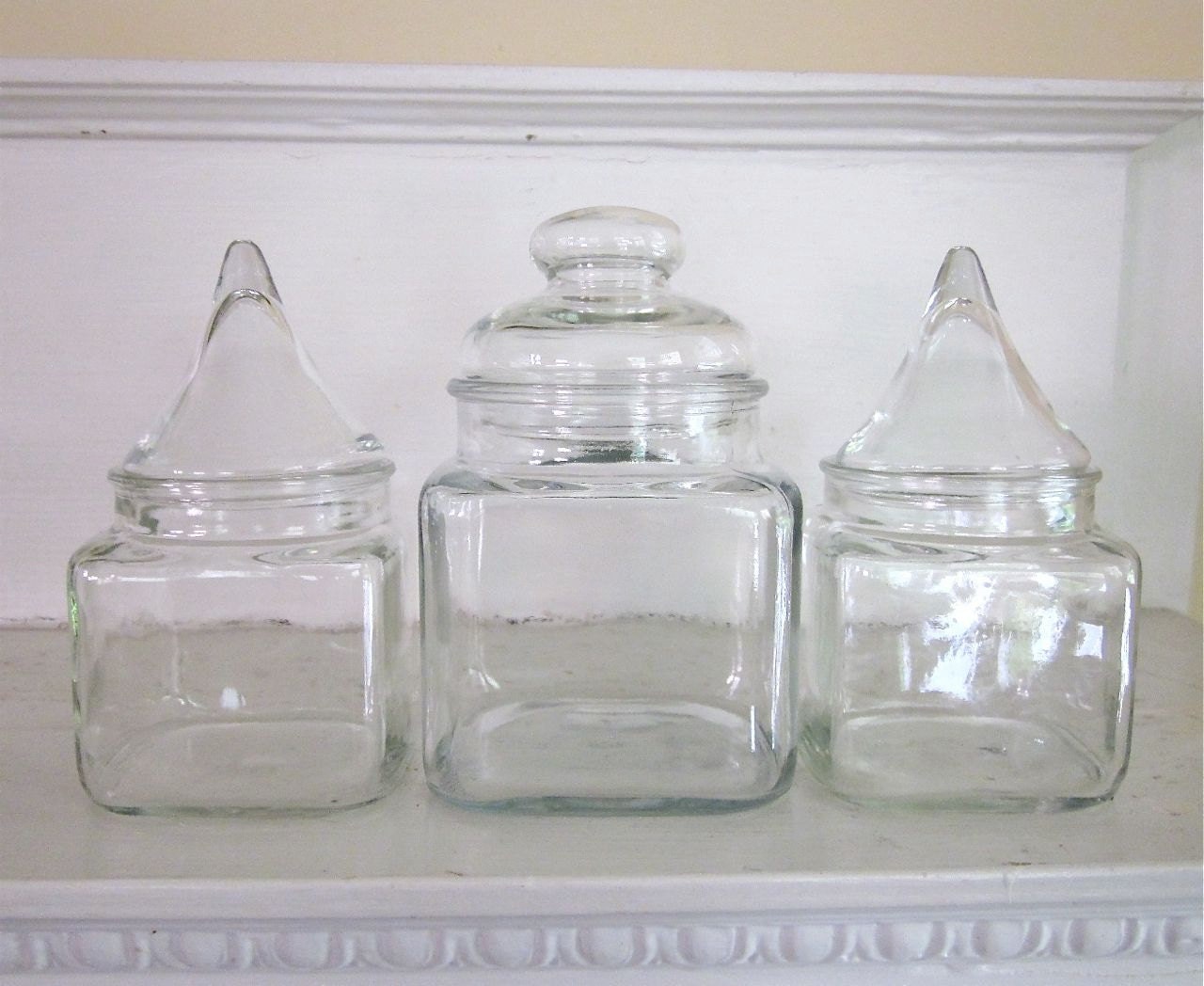 Three Vintage Apothecary Jars - Candy Buffet