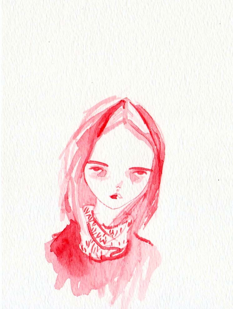 original drawing- in her head