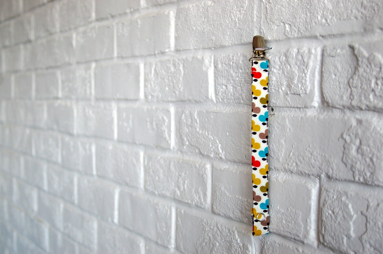 pacifier clip, in sprout.
