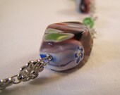 Purple Millefiori Necklace
