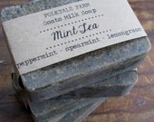 Mint Tea - goats milk soap with peppermint, spearmint & lemongrass