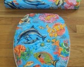 Ocean Reef Fish Toilet Seat Cover Set