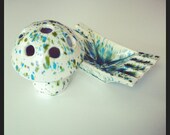 Psychadelic Mushroom Soap Dish and Toothbrush Holder Set - Vintage 1960s