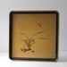 gold Japanese lacquered serving tray