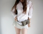 Fanny Pack Waist pouch mini messenger canvas belt bag for travel bag / everyday purse /