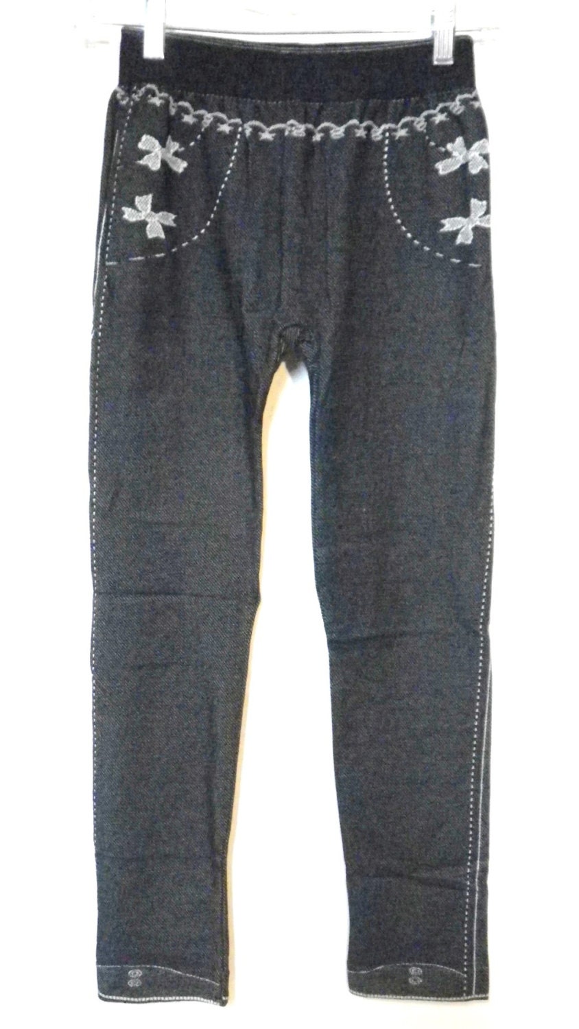 Vintage Pants 80s Lycra Stretch Size 6 - 8 Medium ROCK STAR
