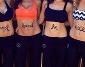 FD Logo Eco-Heather Crop Workout Capris.
