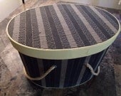 Vintage Stripey Sewing Box