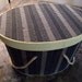 Vintage Stripey Sewing Box