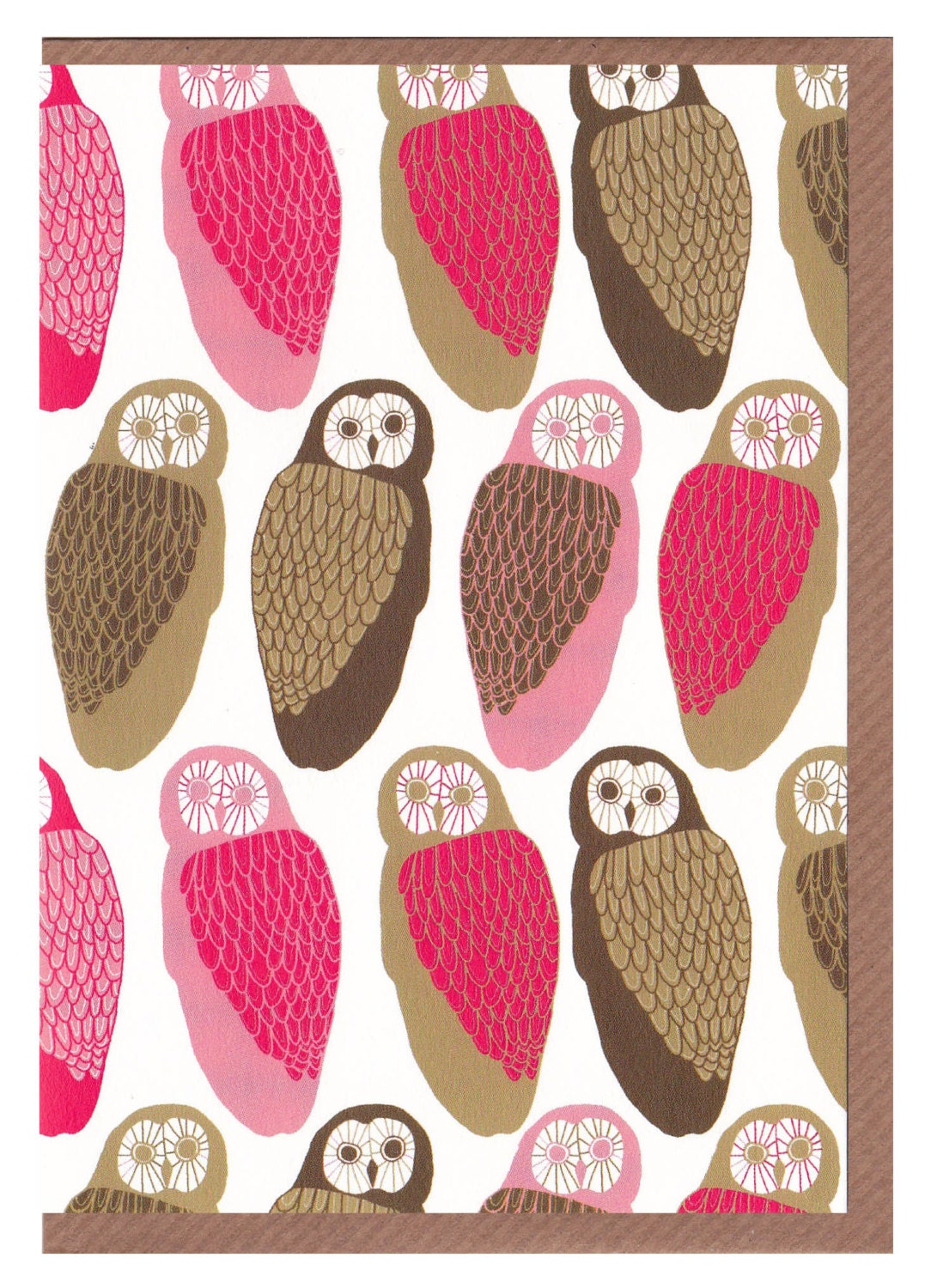 Owl greetings card