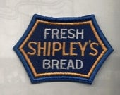 Vintage Uniform Patch Fresh Shipley's  Bread