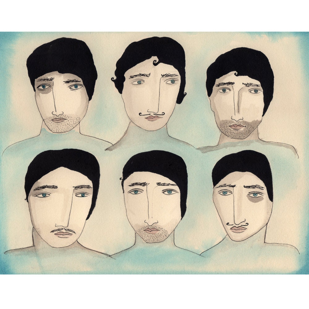 Six Parisian Brothers-Archival Art Print