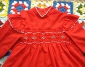 Red Polly Flinders Dress 12-18 Months