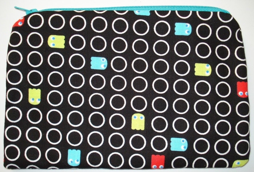 Pacman Ghosts Zipper Pouch - Videogames, Arcade, Geekery.