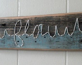 YOU CHOOSE flow embroidered wood made to order