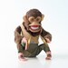 Vintage Clapping Monkey Toy