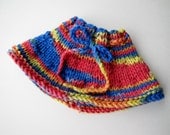 Hand Knit 12-14 inch Waldorf Doll Skirt Ready To Ship