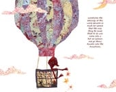 Fortunately enough, Gerard had a hot air balloon  11x14 Print