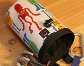Rivets the Raspy Robot , Hand Crafted Chalk Bag - Rock Climbing