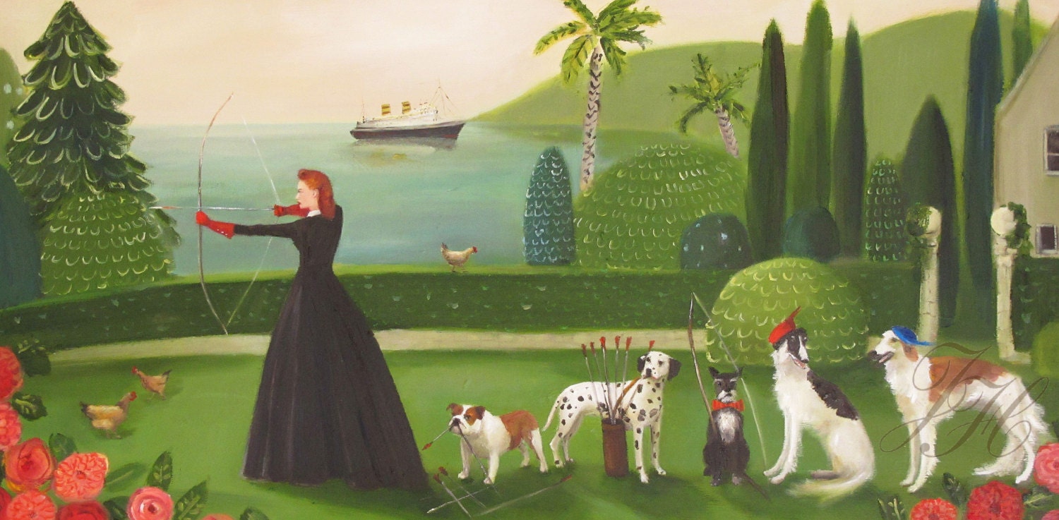 Miss Moon Was A Dog Governess.  Lesson Five:  Master Your Survival Skills Even When You Know You Will Likely Never Need Them.