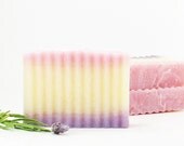 Lavender Palmarosa Rose Geranium Soap - Vegan Natural Multiple Essential Oils Beautiful Scent Combination