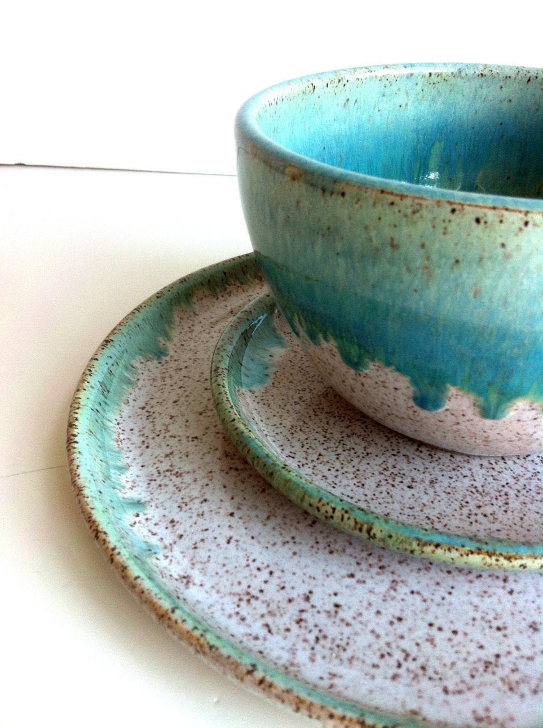 Matilda Hammond Registry Handmade Stoneware Dinnerware -  1 dessert plate