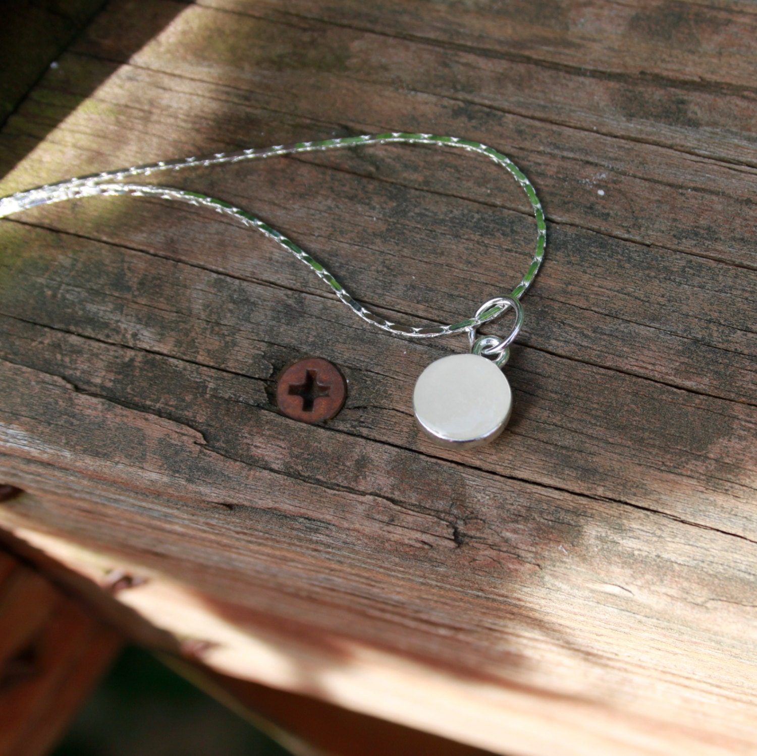 Silver Cup Breast Milk Pendant.