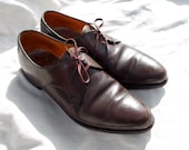 1960s Florsheim Classic Ivy League Lace Ups Mad Men Specials in Brown sz 12 D Very Vintage for Jazz Cats