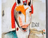 Idol- Original mixed media painting