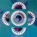 New York Beauty Quilt Top - Ready to Quilt - Wallhanging Size