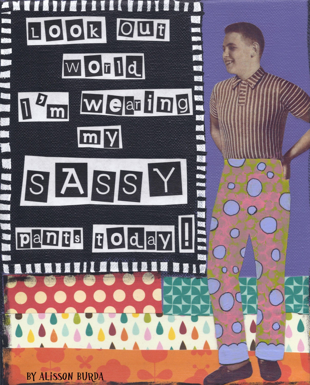 Sassy Pants Greeting Card