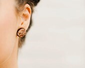 That Vintage Dainty Wren - Earrings - Tasmanian Myrtle