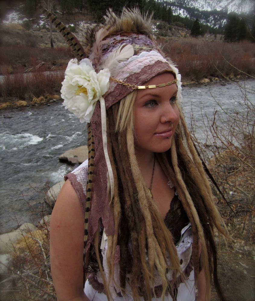 SALE Gypsy Headdress Festival Clothing