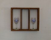 Reclaimed shadow box wall shelf 15 x 12 rustic simplicity