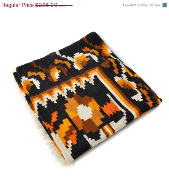 SALE - Vintage Large Kilim Wool Rug