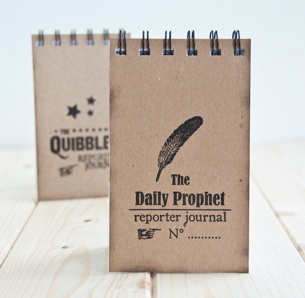 The Daily Prophet reporter - spiralbound journal