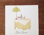 Romantic Tablescape Invitations -- Dinner Party, Rehearsal Dinner, Etc.