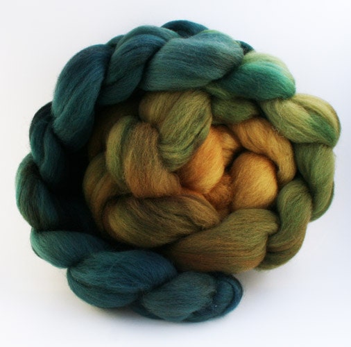 Pre-Order Gradient for "Crewel World", Teal to Gold