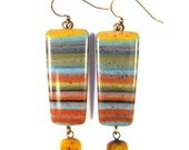 Southwestern Landscapes Series - Wildflower Earrings