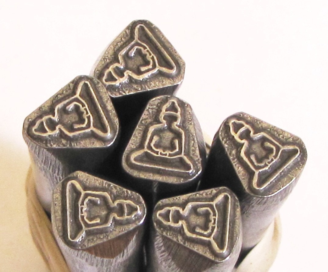 buddah 3/8 design stamp Great detail on this stamp 9mm x 7mm Shakya,Siddharta