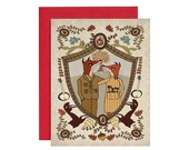 Foxes in Love - Fox Love Anniversary Wedding Card