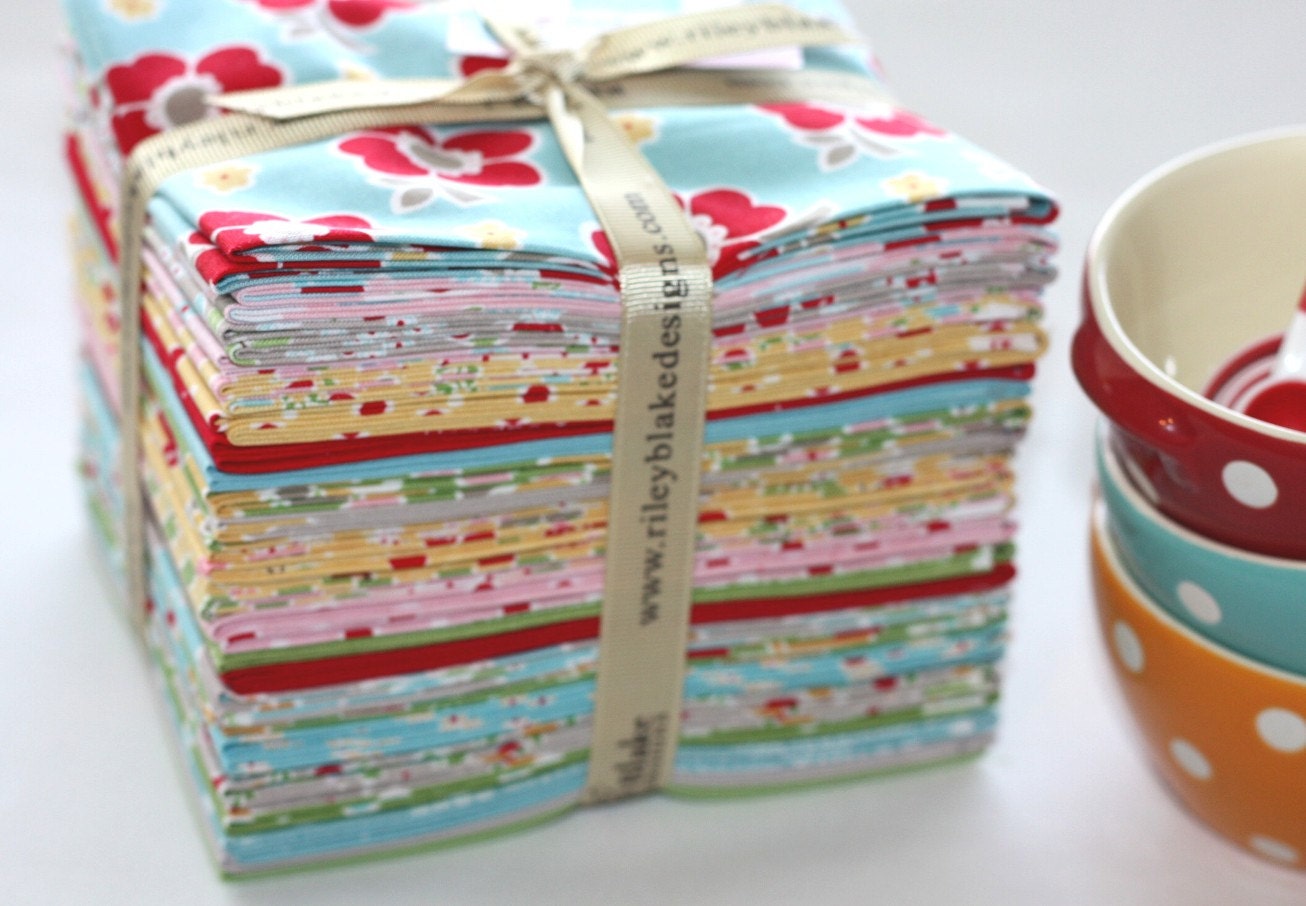 25 Fat Quarters BAKE SALE BUNDLE from Riley Blake Designs by Lori Holt