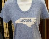 Woman's Light Blue- NC "Home" T-Shirt