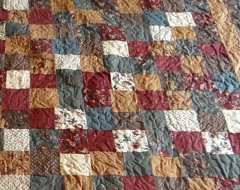 Warm memories by moda queen size quilt