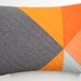 Modern Decorative Lumbar Pillow - Pinwheel (B)
