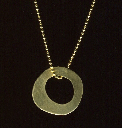Round Riverstone Necklace