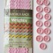 Vintage Pretty in Pink Baby Rick Rack and Pink Plastic Buttons